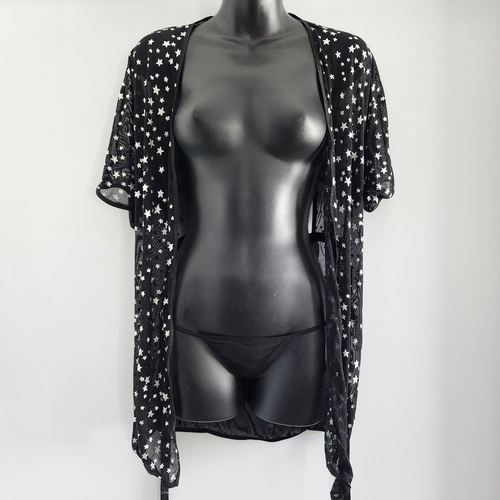 Sheer Star Robe | Open Back - Picture 2 of 5